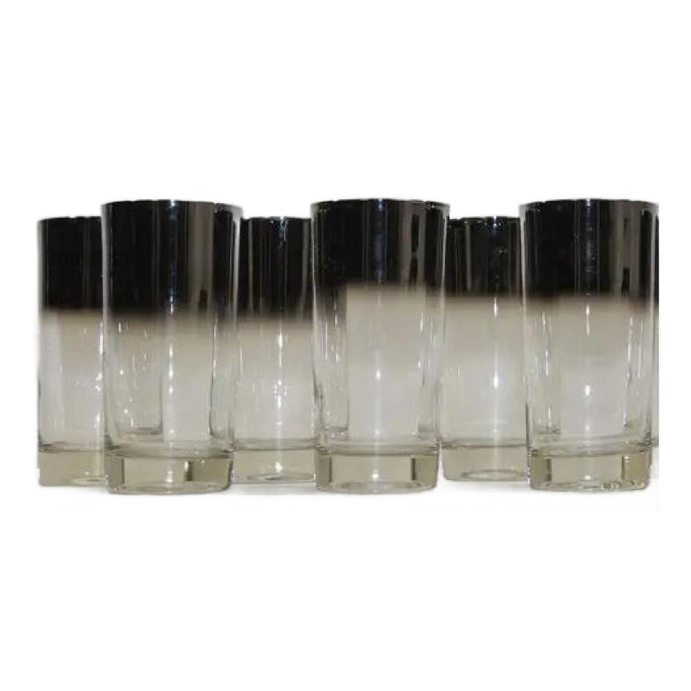 Mercury Fade Dorothy Thorpe Mad Men Highball Tumblers 1960s - Picture 8 of 10